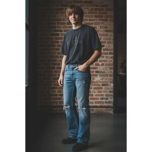 Vintage 1998 Levi's Silver Tab Bootcut Jeans Men's 31x30 Distressed 90s Y2K